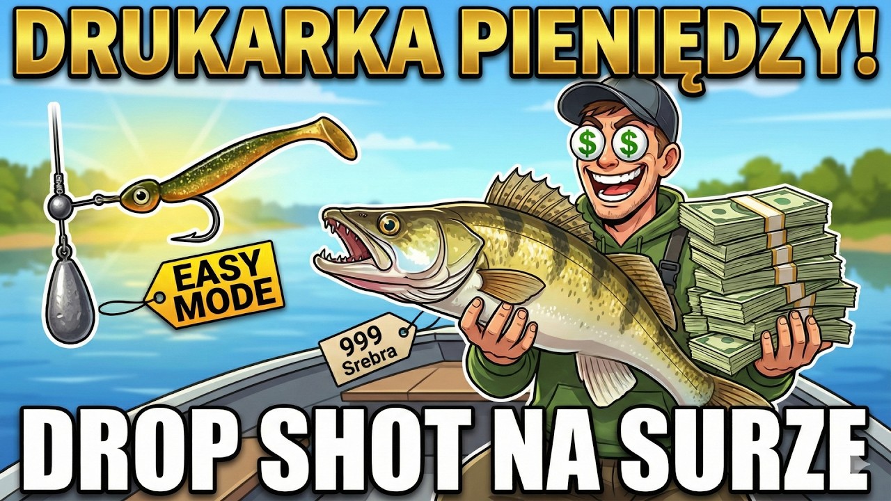 🎣Russian Fishing 4 Dryfujemy po gruby hajs! 🚤 Drop Shot na Surze zaskoczył mnie samego🎣