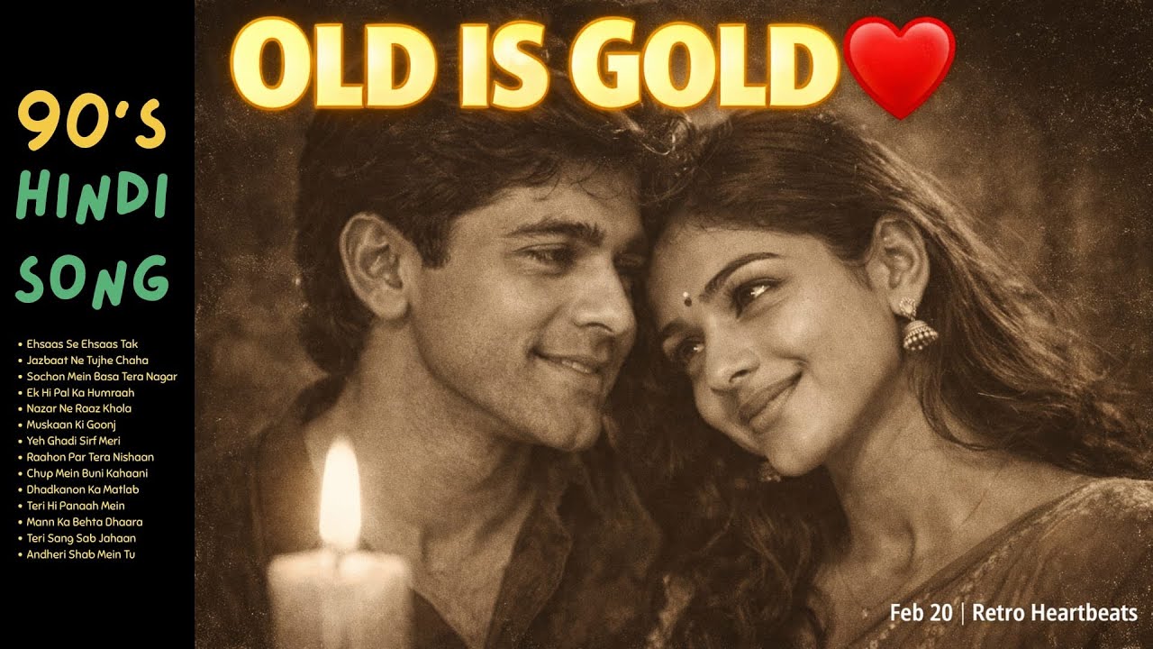 Old Is Gold | Best of 90s Hindi Songs | 1 Hour Retro Bollywood Classics