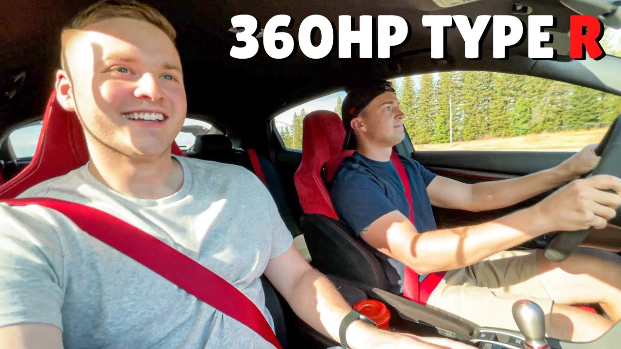 Лучший друг отреагировал на мой тюнингованный Civic Type R! (Уморительно)
