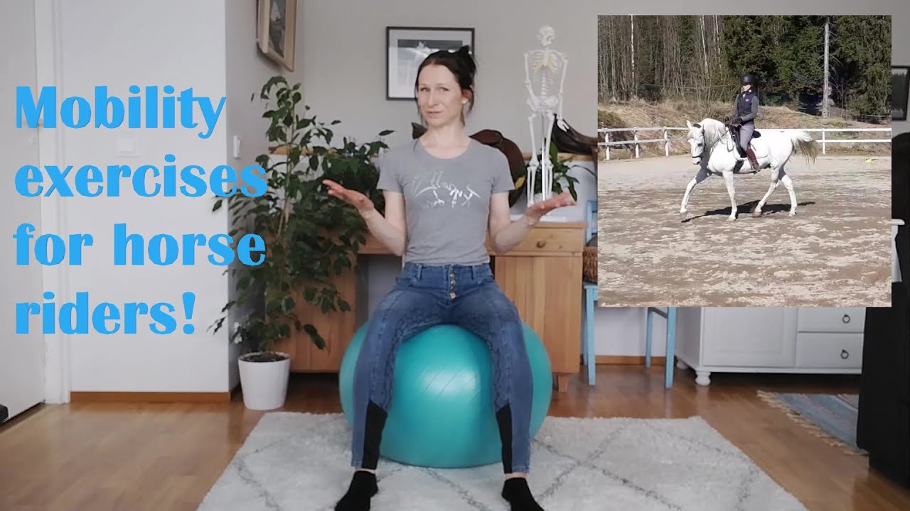 Equestrian, try these exercises to improve your seat! (exercises with an exercise ball)