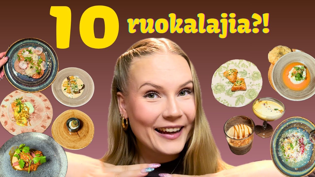 VLOGI | 10 RUOKALAJIN ILLALLINEN & LEMPIKORUT✨🥘