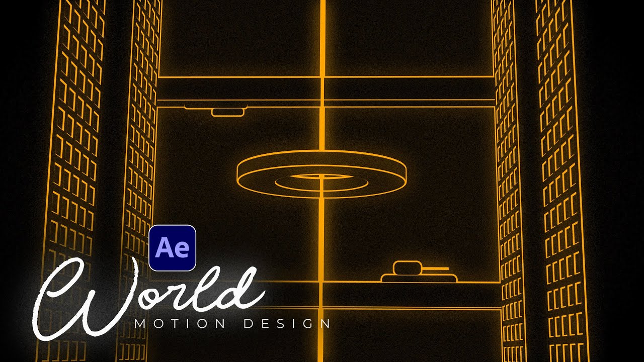 Create Cinematic 3D Wireframe Worlds in After Effects