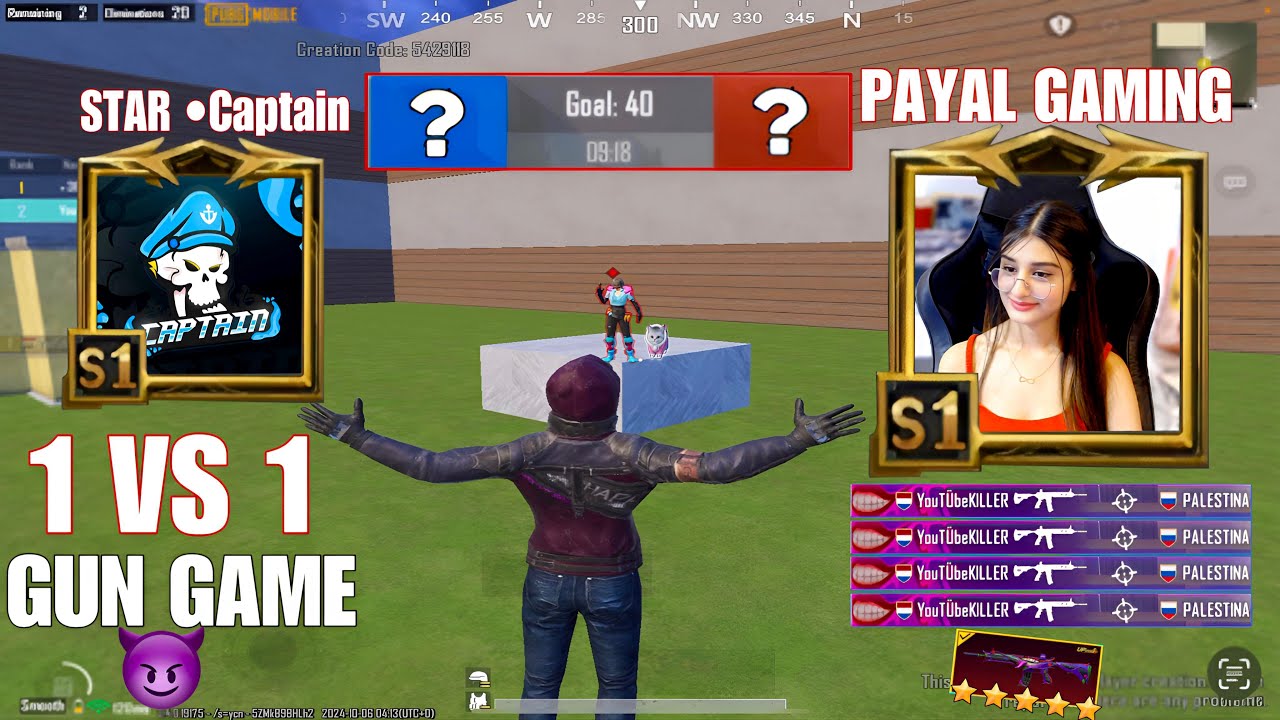 BEST FUNNY😂WOW GAMEPLAY WITH Captain AND PAYAL GAMING😱1VS1 GUN GAME DEATH MATCH🔥SAMSUNG,A7,A8,J4J5,3
