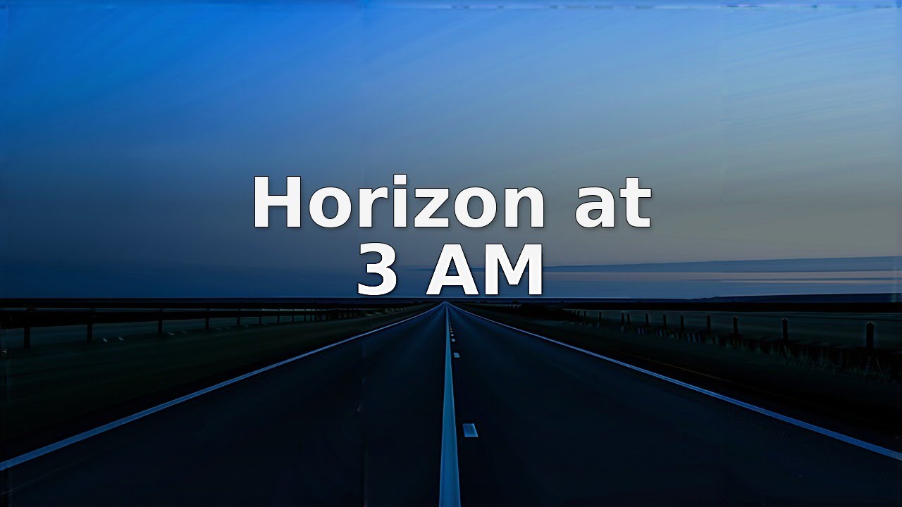 Horizon at 3 AM - Deep House Journey for The Long Drive