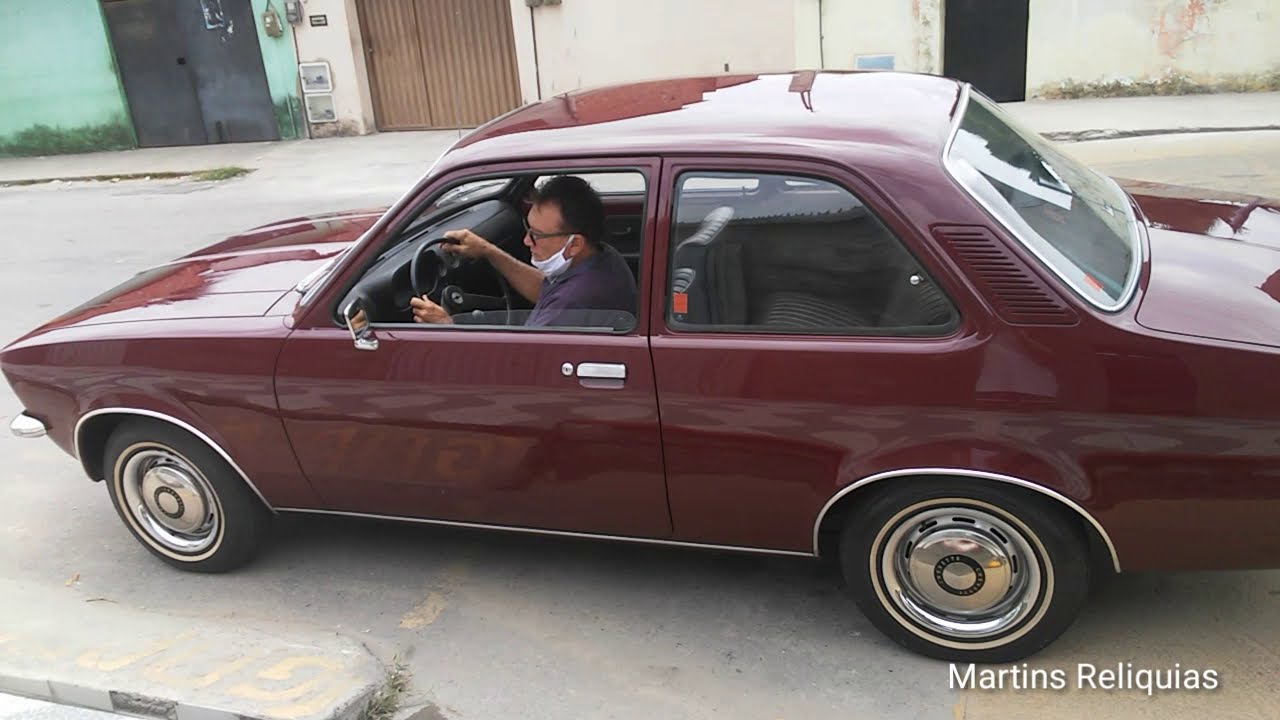 GM Chevette Tubar&atilde;o 74 Placa Preta