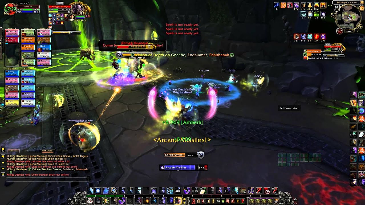 Hellfire Citadel: Heroic - Kilrogg Deadeye - Vision of Death PoV