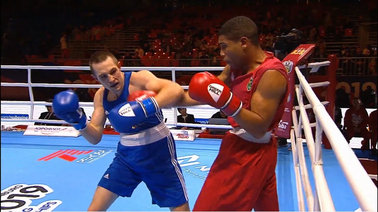 Round of 32 (75kg) DA CONCEICAO SOUSA Hebert (BRA) vs MERSLJAKOV Andrej (GER) /AIBA World 2019