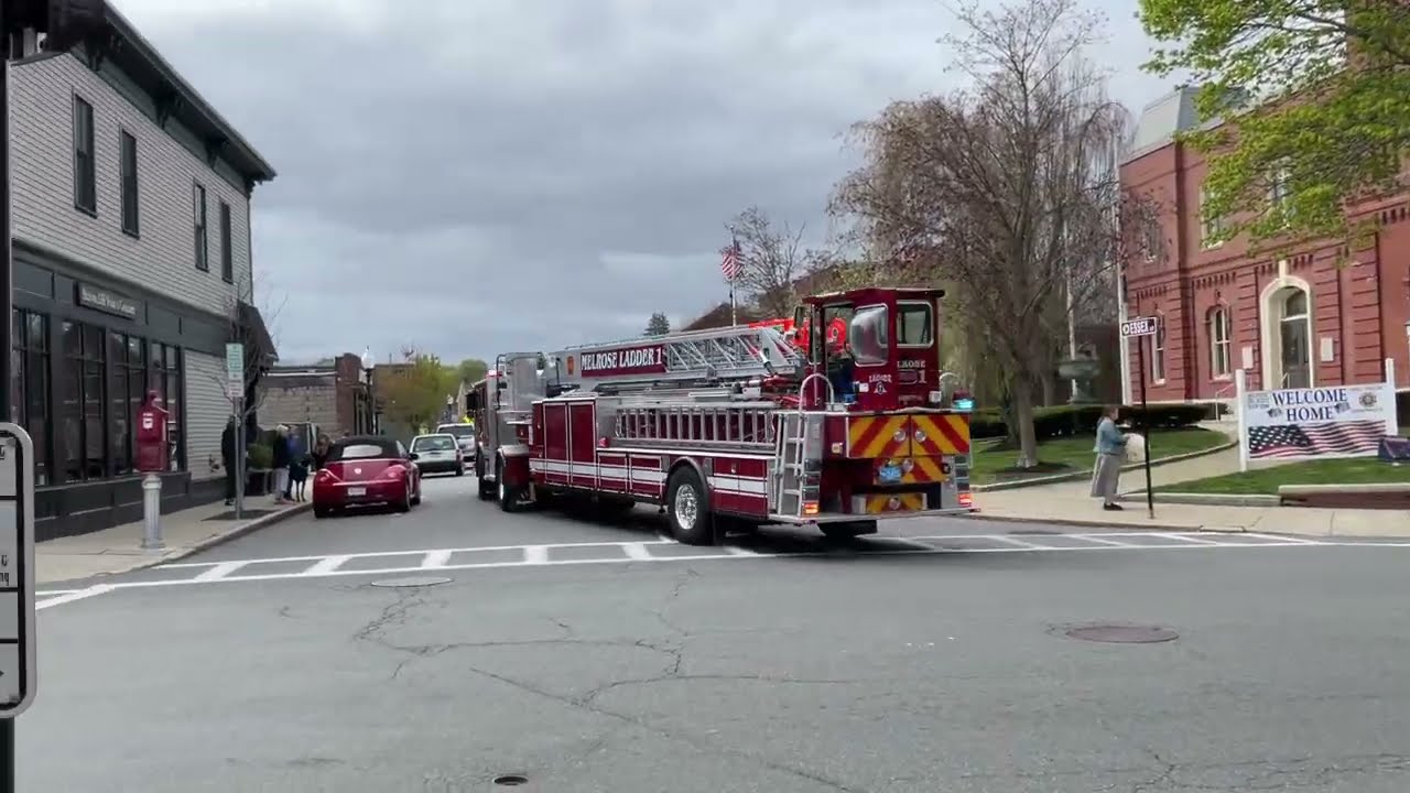 Melrose ladder 1 Rescue 1 Responding (Medical call)