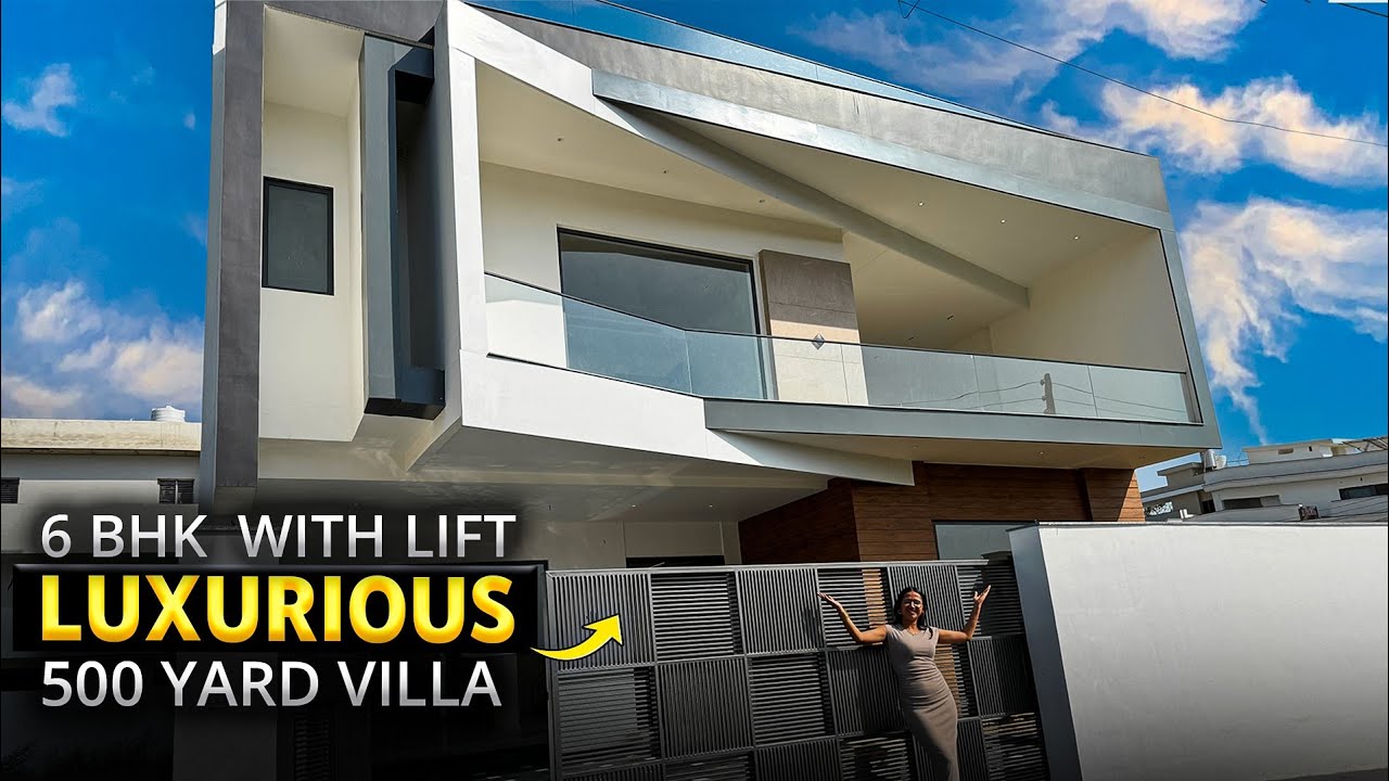 500 Yard Luxury Design Triple Story 6 BHK + Media Room Villa | House Sale in Yamunanagar, Haryana
