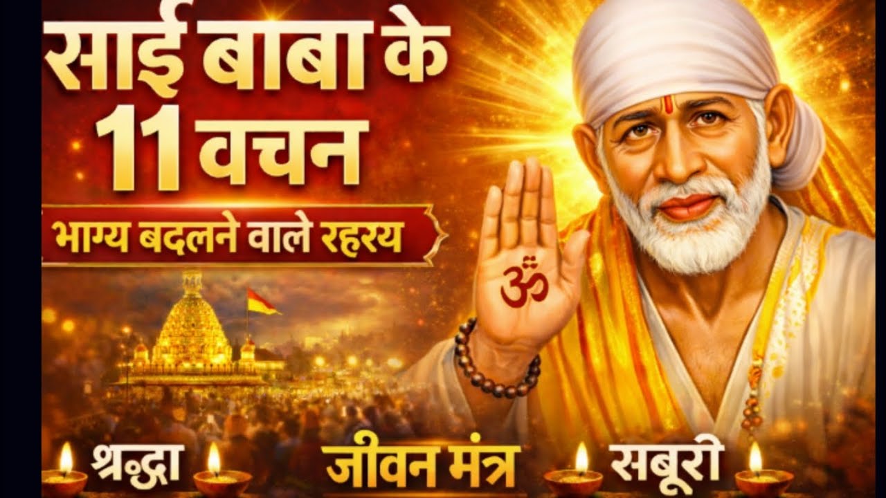 साईं बाबा के 11 वचन 🙏 | भाग्य बदलने वाले रहस्य | Sai Baba Miracles Hindi | Bhakti Facts 