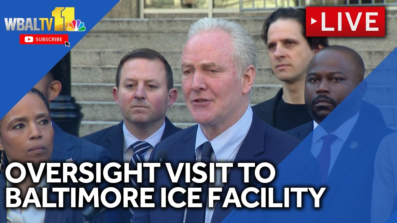 LIVE: Unannounced Oversight Visit to Baltimore ICE Field Office | wbaltv.com
