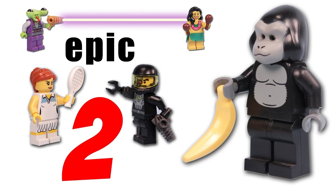 Epic Lego Minifigures Battles 2 - Featuring Series 2 3 and 4