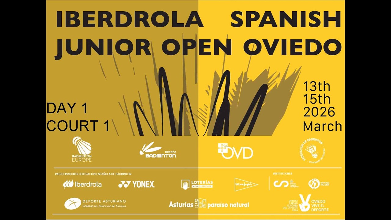 IBERDROLA SPANISH JUNIOR OVIEDO 2026 DAY 3 COURT 1