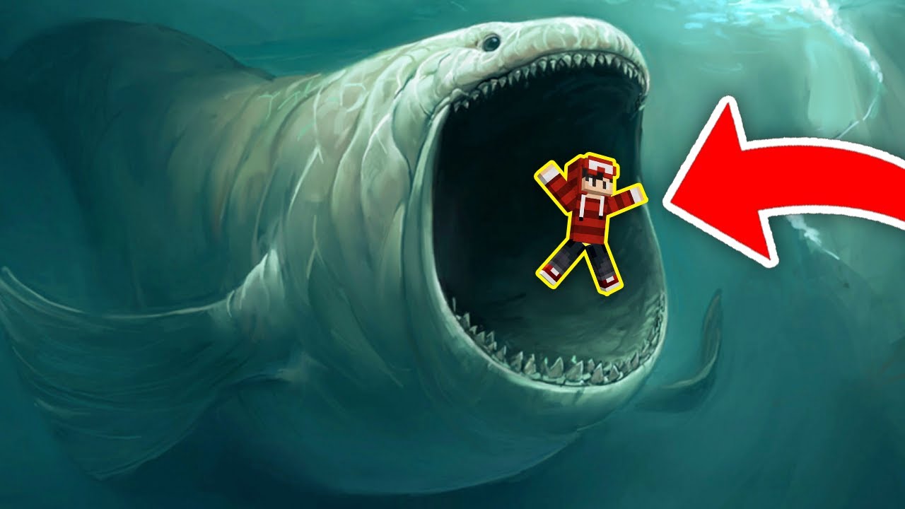 MAIOR MONSTRO DO MAR NO MINECRAFT !!!