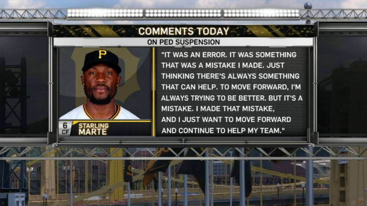 SF@PIT: Marte discusses his suspension