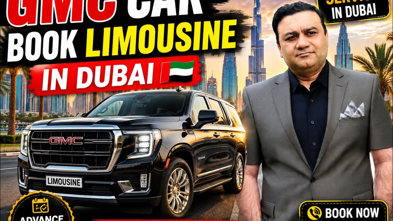 GMC book car Limusene || Dubai how much down payment  || uber careem yango velle || # pak dxb vlogs 