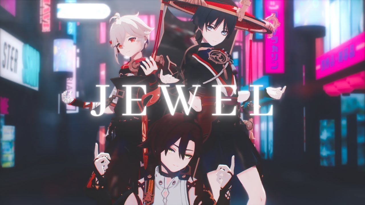 【原神/Genshin Impact MMD】jewel 【Heizou/Scaramouche/Kazuha】