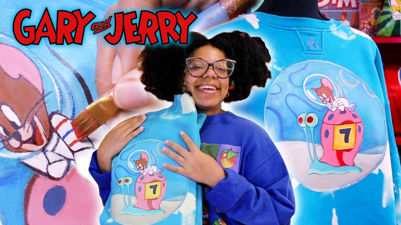Painting a Gary and Jerry Jumper for Noah Grossman