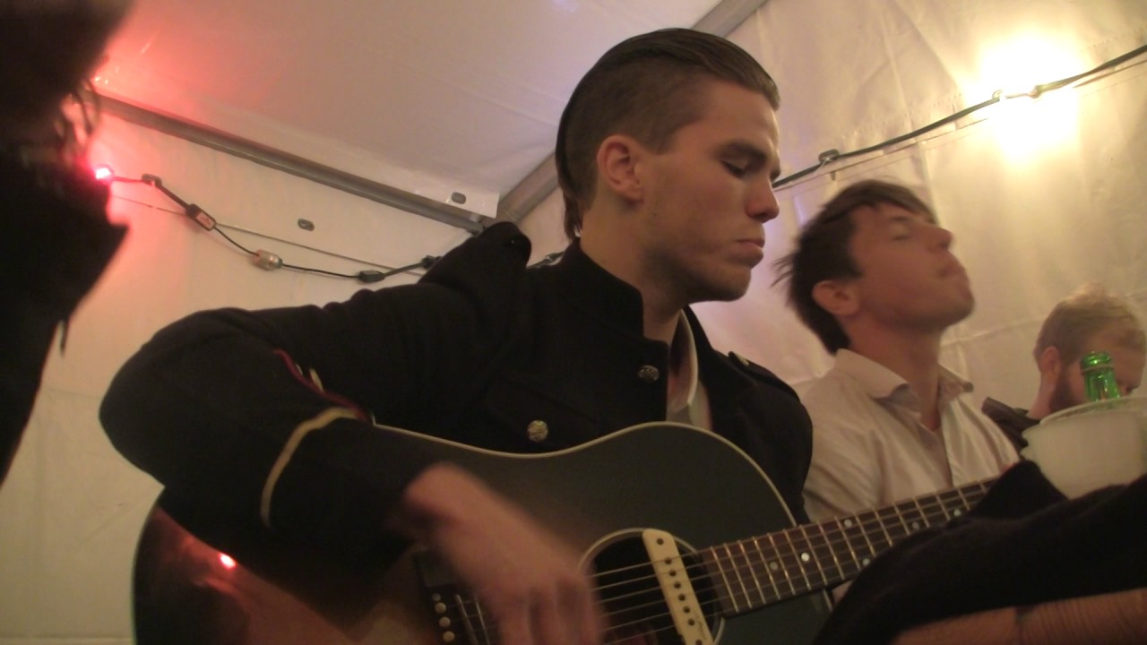 nine miles south backstage  with Kaleo