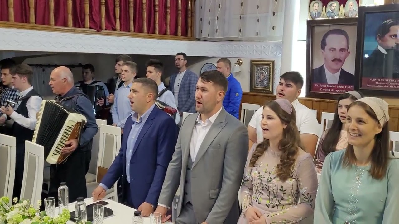 FRUMOS E SA LAUDAM. Adunare de nunta  Florin și Aurelia Fediucel  Oastea Domnului Corocaiesti Sv.