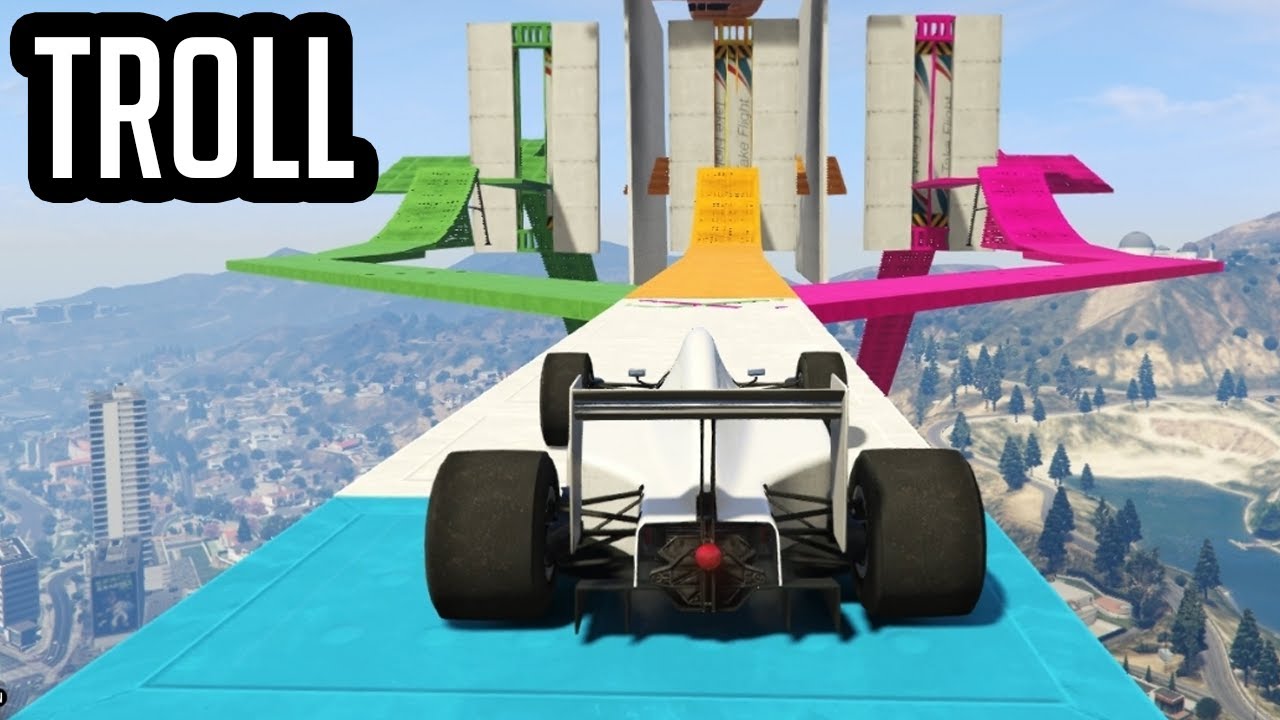 NIET OPGEVEN IN 3 TROLL RACES! (GTA V Online Races)