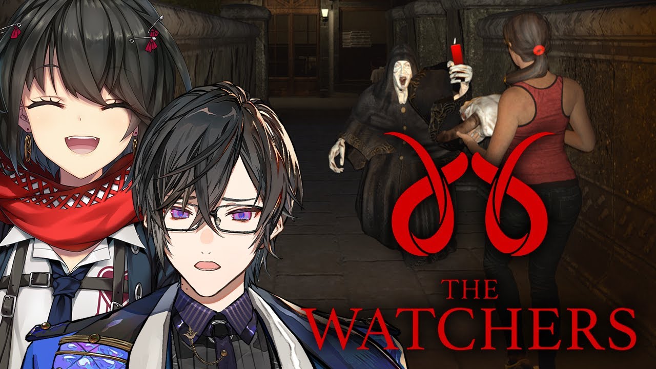 【The Watchers】ましろさんとド深夜に怪しい洋館探検【四季凪アキラ視点/ましろ爻/にじさんじ】