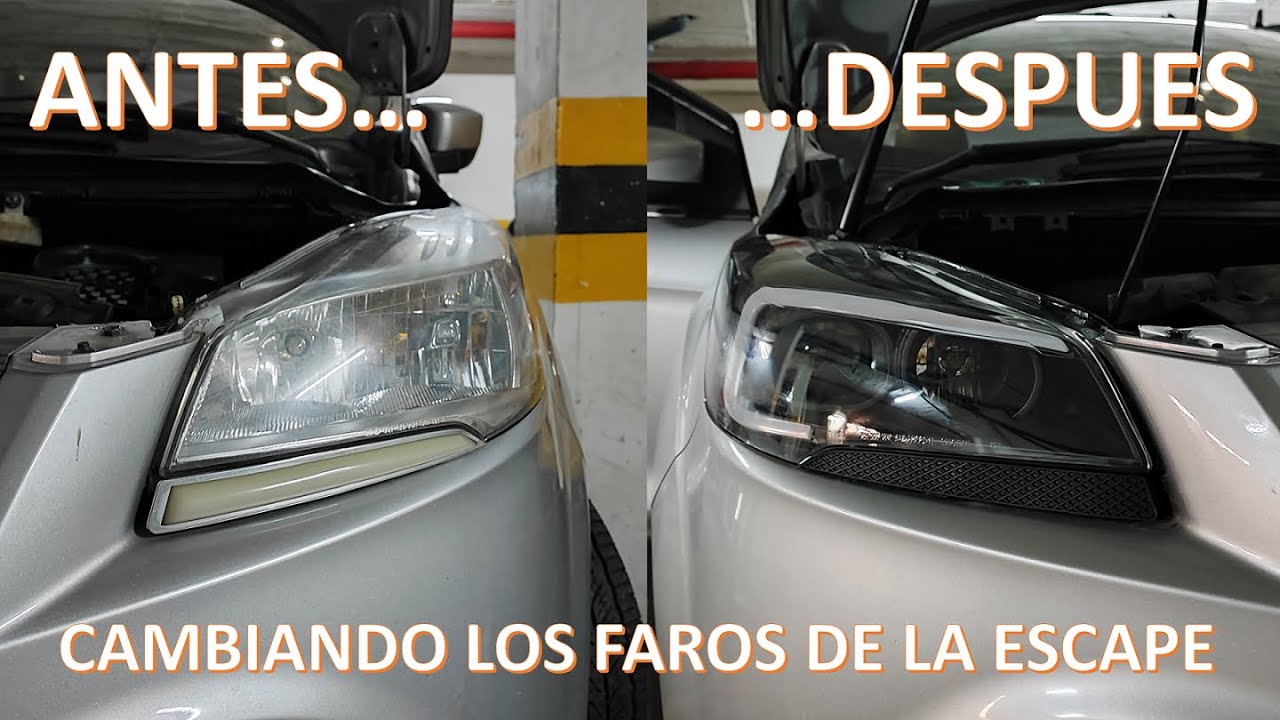 Nuevas Farolas para la Escape!!! 😱😱😱 - Como Quitar Farolas (Faros) Ford Escape Kuga 2014