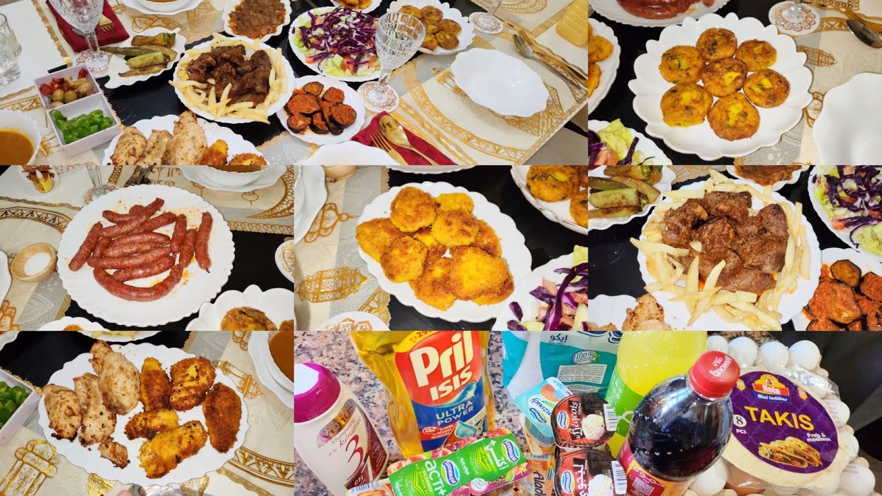 طاولتي لليوم الرابع من شهر رمضان 🌙 مردومة هبال🥩 وصفات مشترياتي 🥰 ❤️ 🌷 