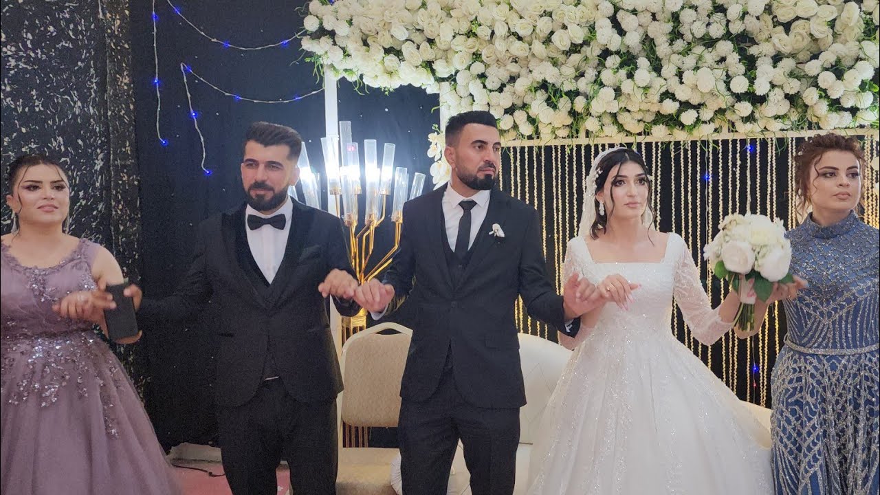الفنان قاسو سموقي و ناجي شنگالي ، حفلة اليوم في قاعة سيرانگه زاخو ، حفلة زفاف ( حميد & مهدية )