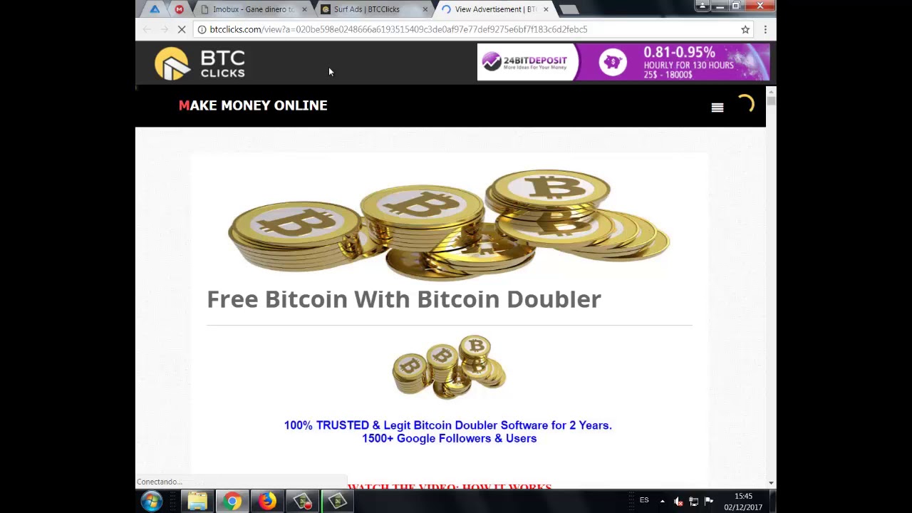 &iexcl;&iexcl;GANA SATOSHIS GRATIS!! 2018