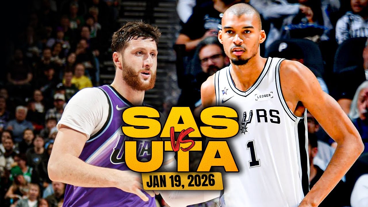 San Antonio Spurs vs Utah Jazz Full Game Highlights | Jan 19, 2026 | FreeDawkins