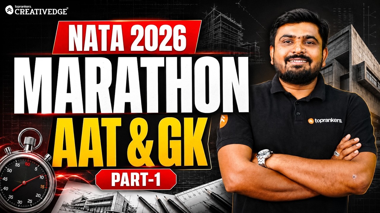 NATA 2026 AAT & GK Marathon Part-1 | Most Important Questions & Concepts