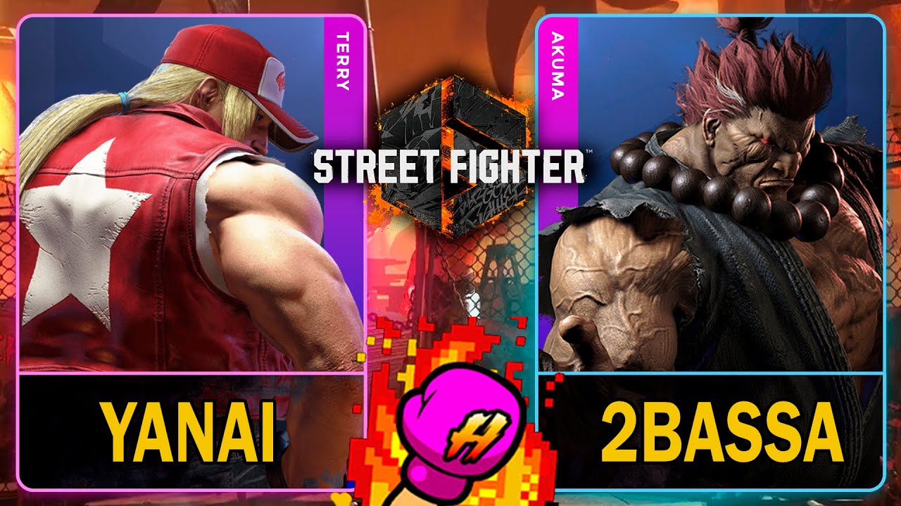 SF6 Янаи (ТЕРРИ) VS 2Басса (АКУМА)🥊Street Fighter 6🥊Sto6🥊4K 60ᶠᵖˢ