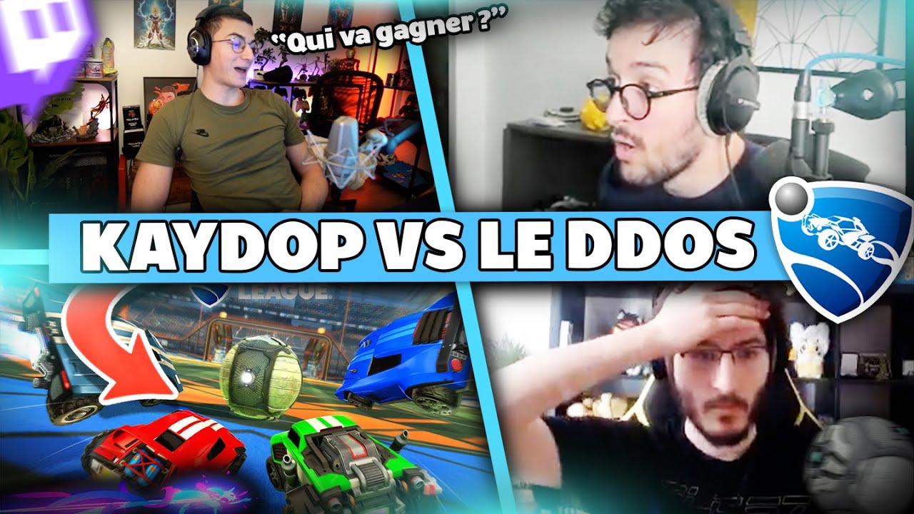 KAYDOP TOMBE SUR 2 DDOS EN RANKED - Best of Rocket League FR #406 Réactions