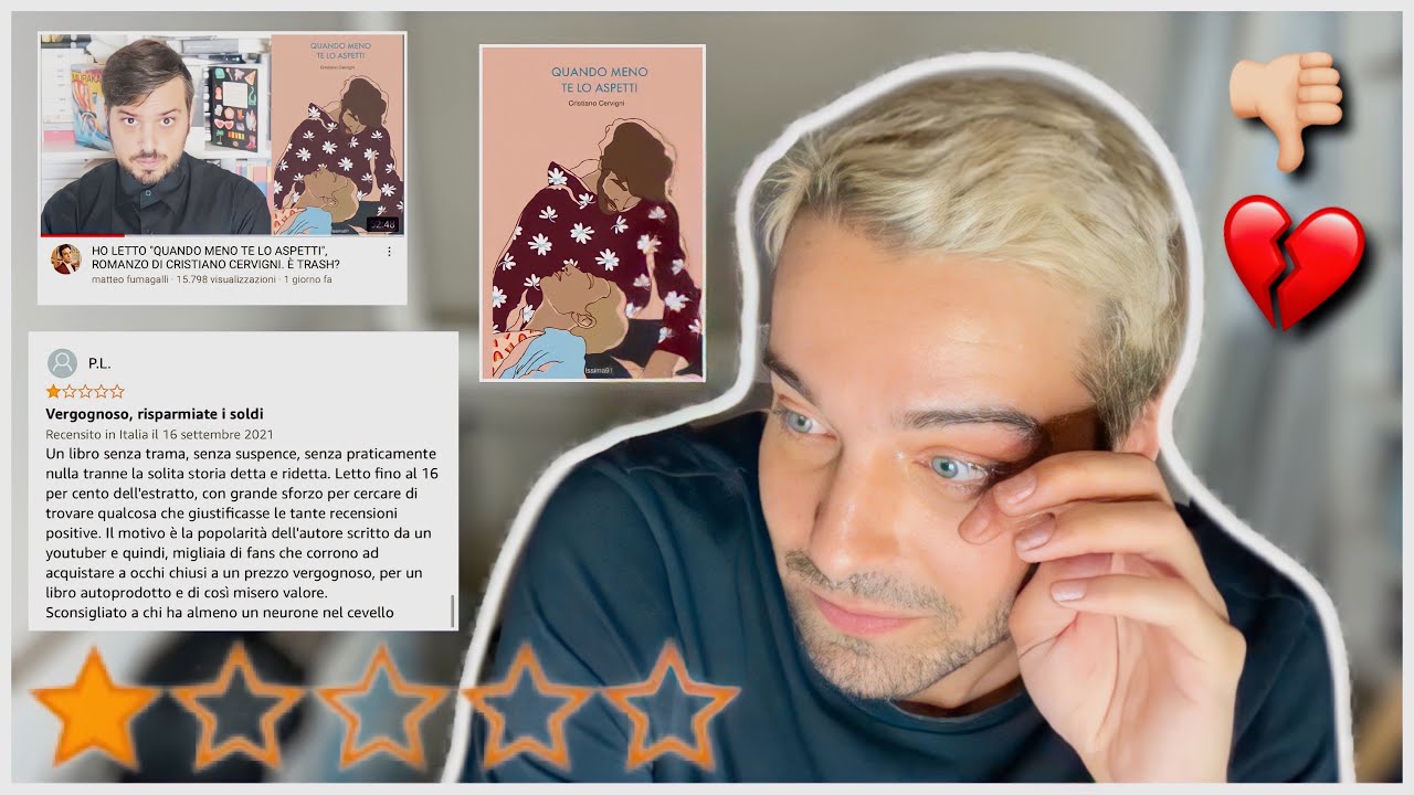 Reagisco alle recensioni NEGATIVE sul mio libro! *massacrat0*
