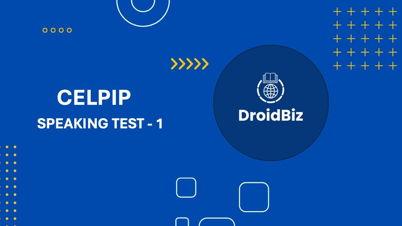 CELPIP Speaking Test 1: Sample Questions and Answers | Practice and Prepare