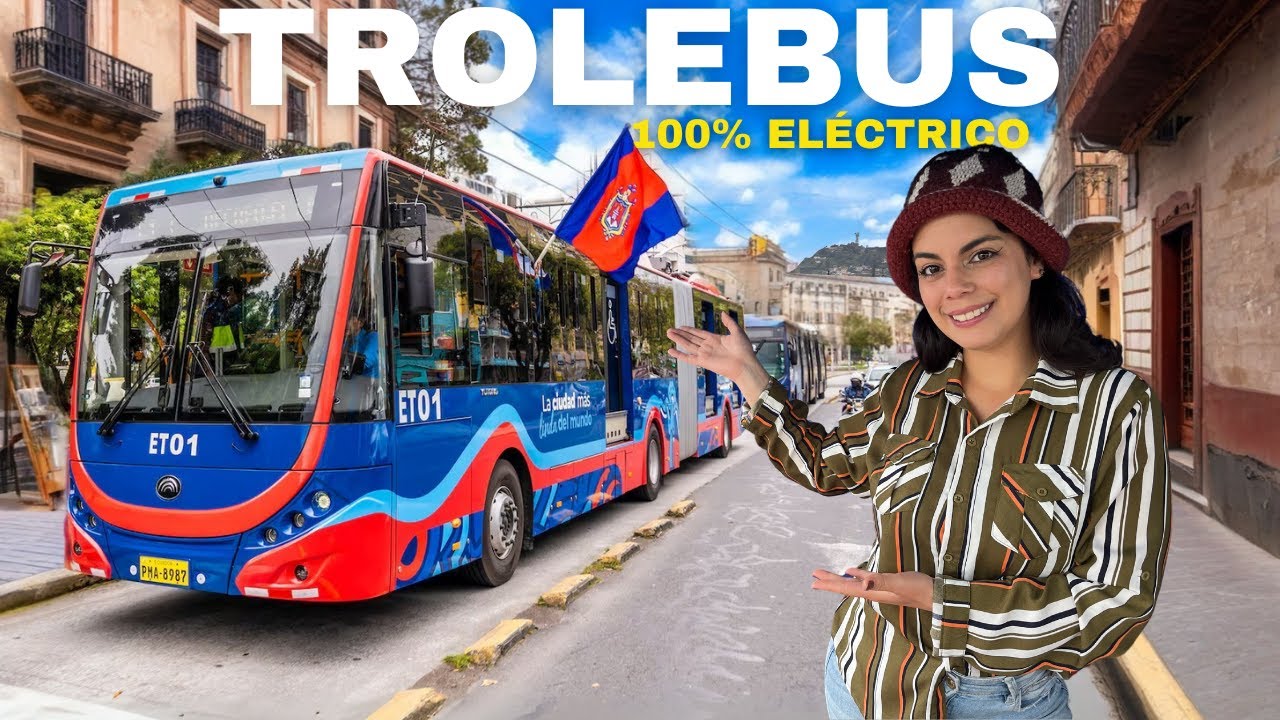 Así son los NUEVOS TROLEBUSES 100% eléctricos de Quito Ecuador 🇪🇨 l transporte publico - Geleocos