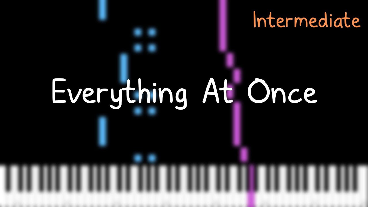 Everything At Once – Lenka (Piano Tutorial)