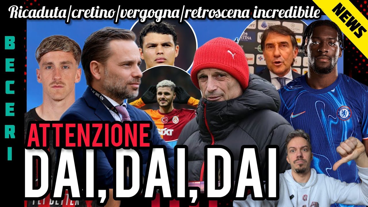 🔥DAI, DAI, DAI!😡BECERUME VERGOGNOSO😈CRETINO😱RETROSCENA INCREDIBILE🚨NOOO, RICADUTA!🤔THIAGO-ICARDI🙏RIP
