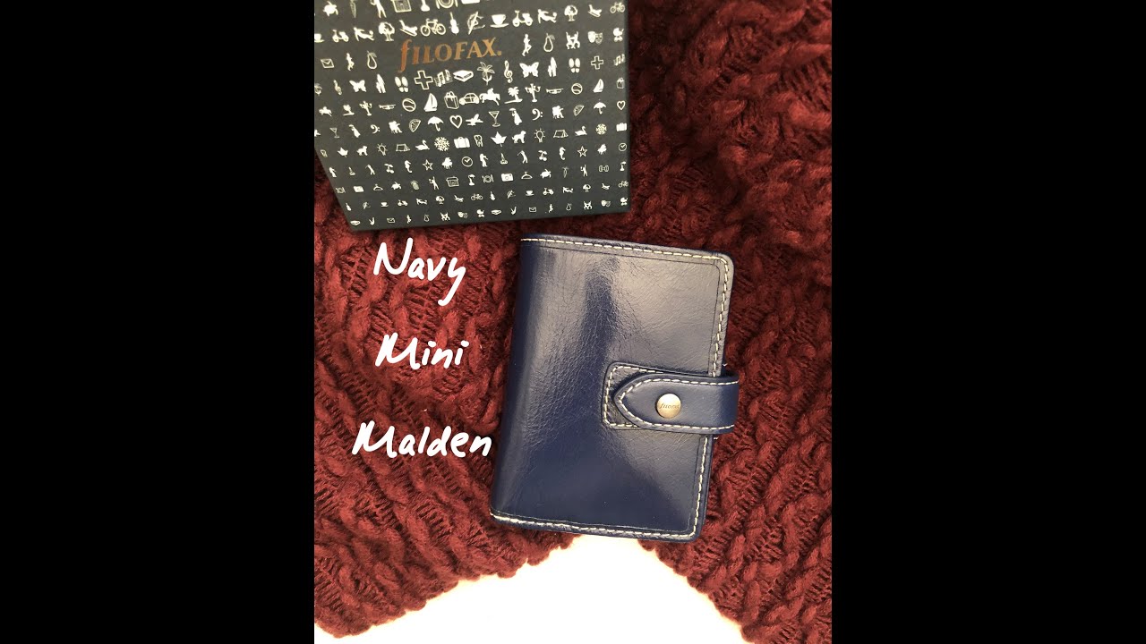 Filofax Mini Malden- Navy