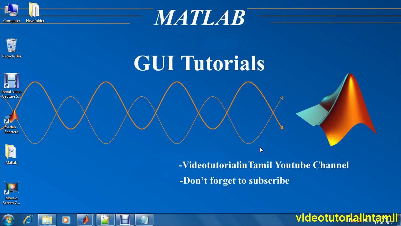 Matlab GUI Tutorial in Tamil - Radio Button