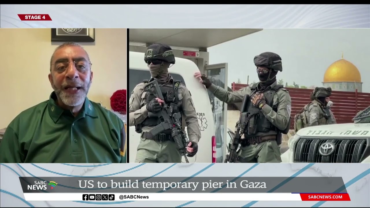 US to build a temporary pier on Gaza's coast: Dr Imtiaz Sooliman reacts