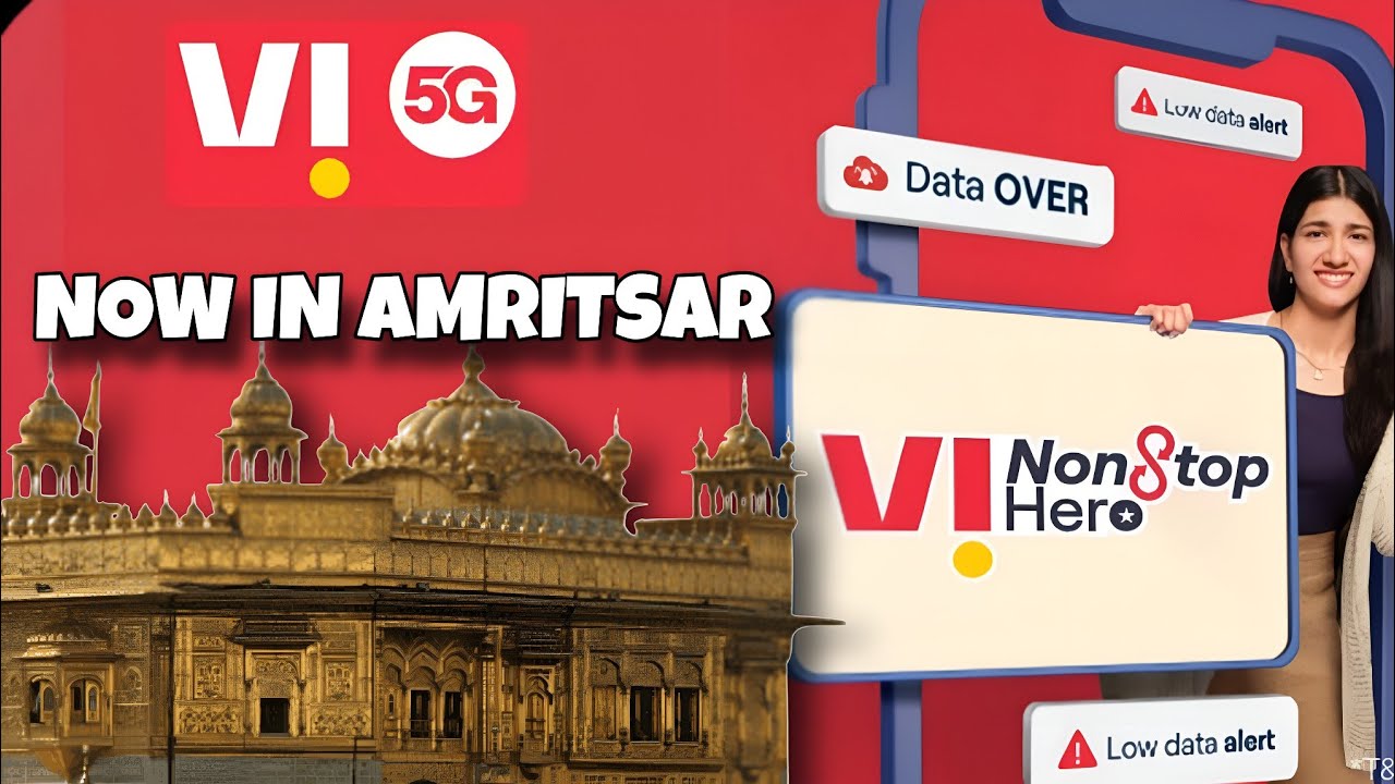 Vi 5G Launched In Golden Temple, Amritsar🔥: Vi 5G Roll Out in Punjab 