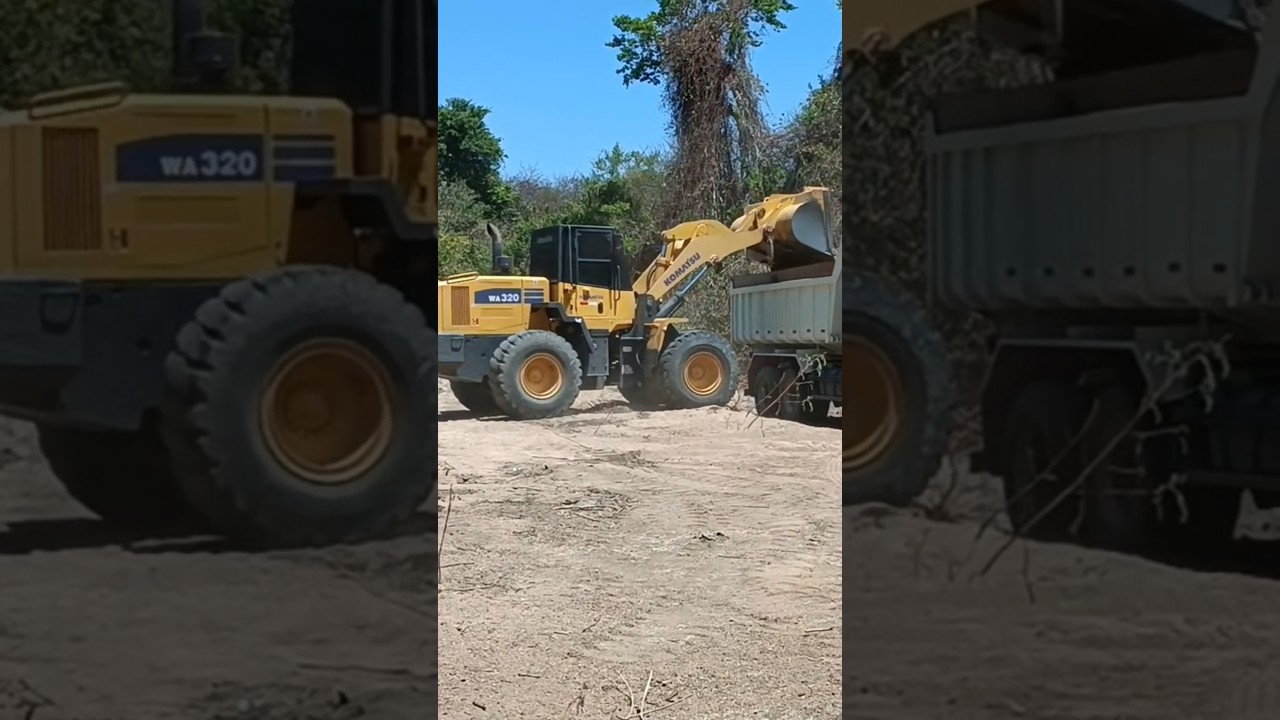 Pá carregadeira Komatsu WA 320 