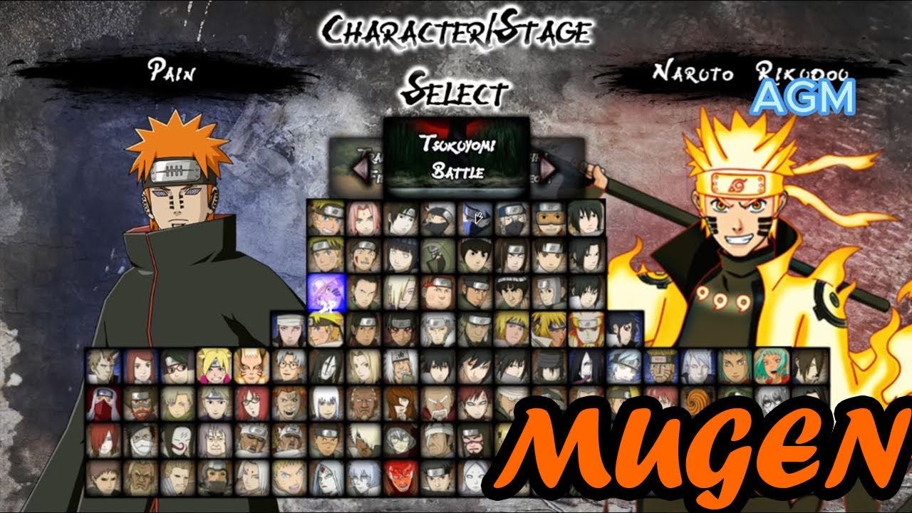 Naruto Six Paths Sage Vs Pain -Naruto MUGEN Fight