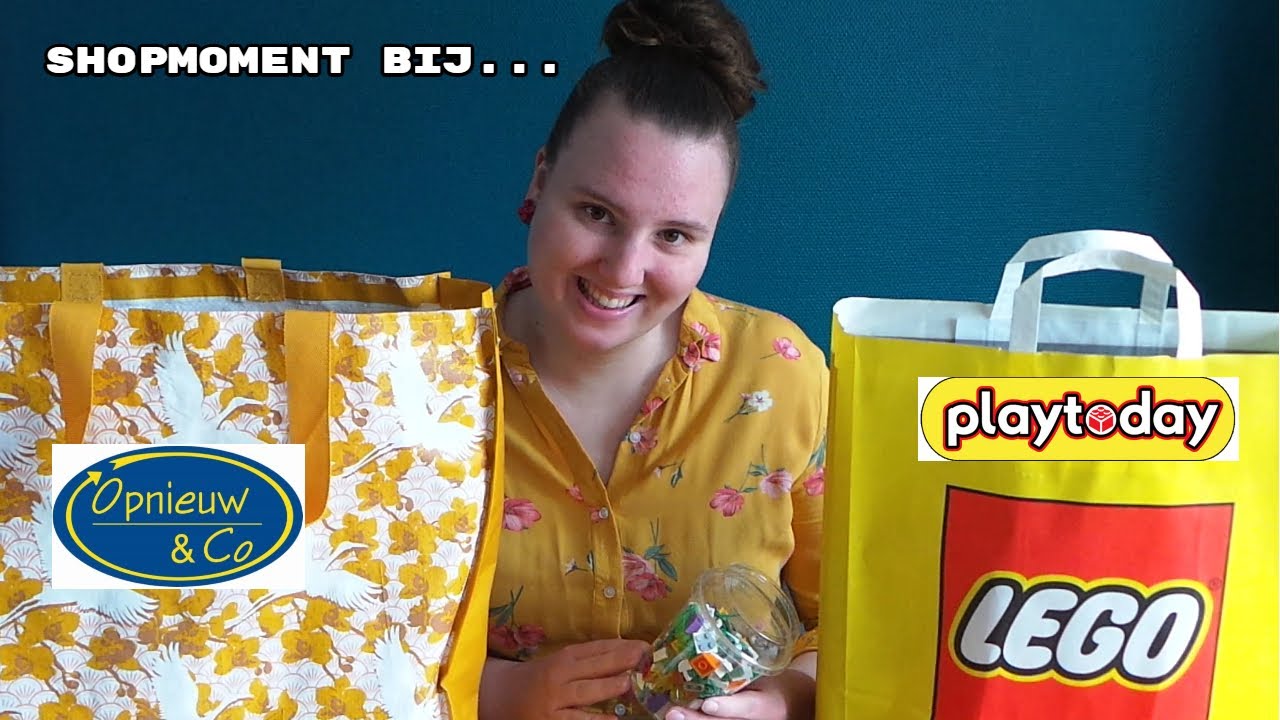 Shopmoment bij kringloopwinkel Opnieuw & Co en Playtoday Lego shop | Haul
