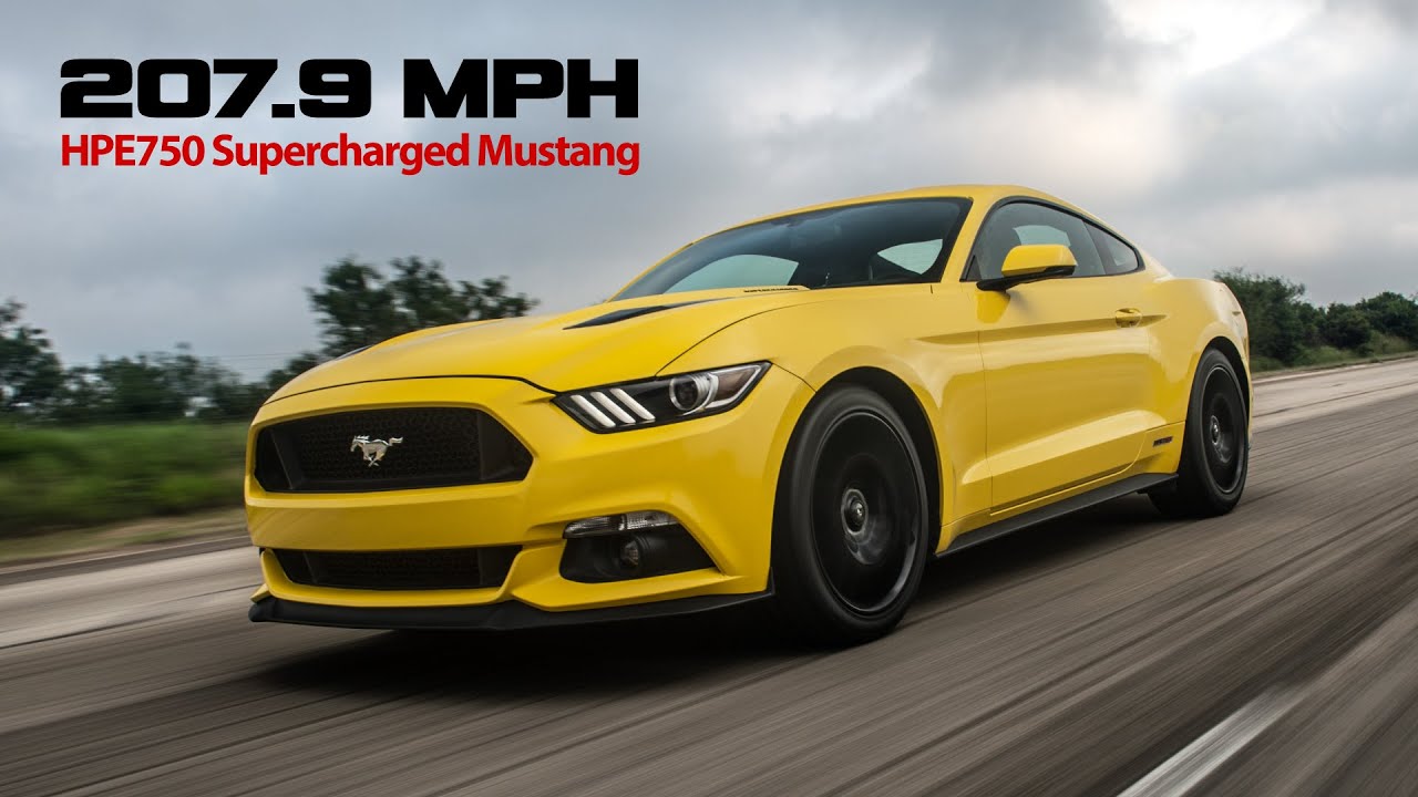 207.9 mph Hennessey Mustang