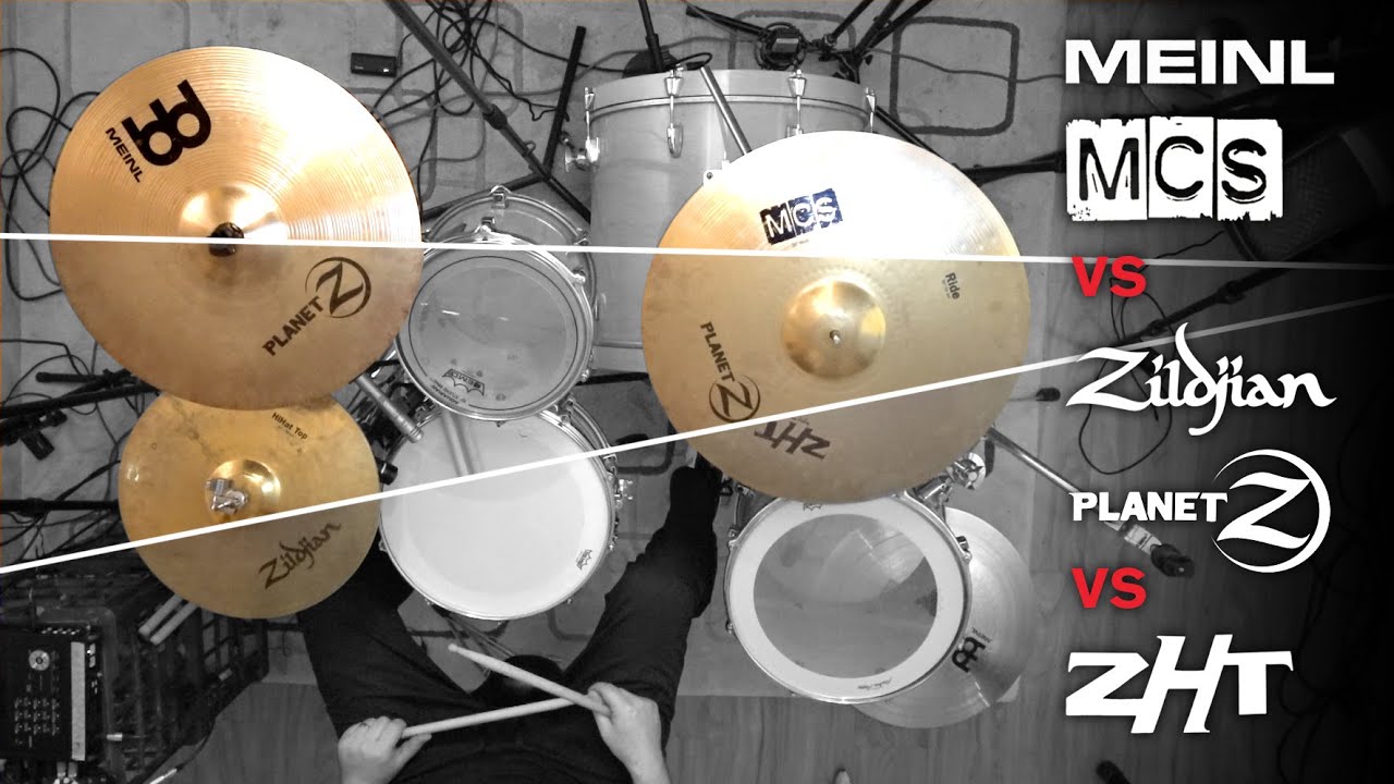 Meinl MSC vs Zildjian Planet Z vs ZHT Cymbal Sets Comparison 14