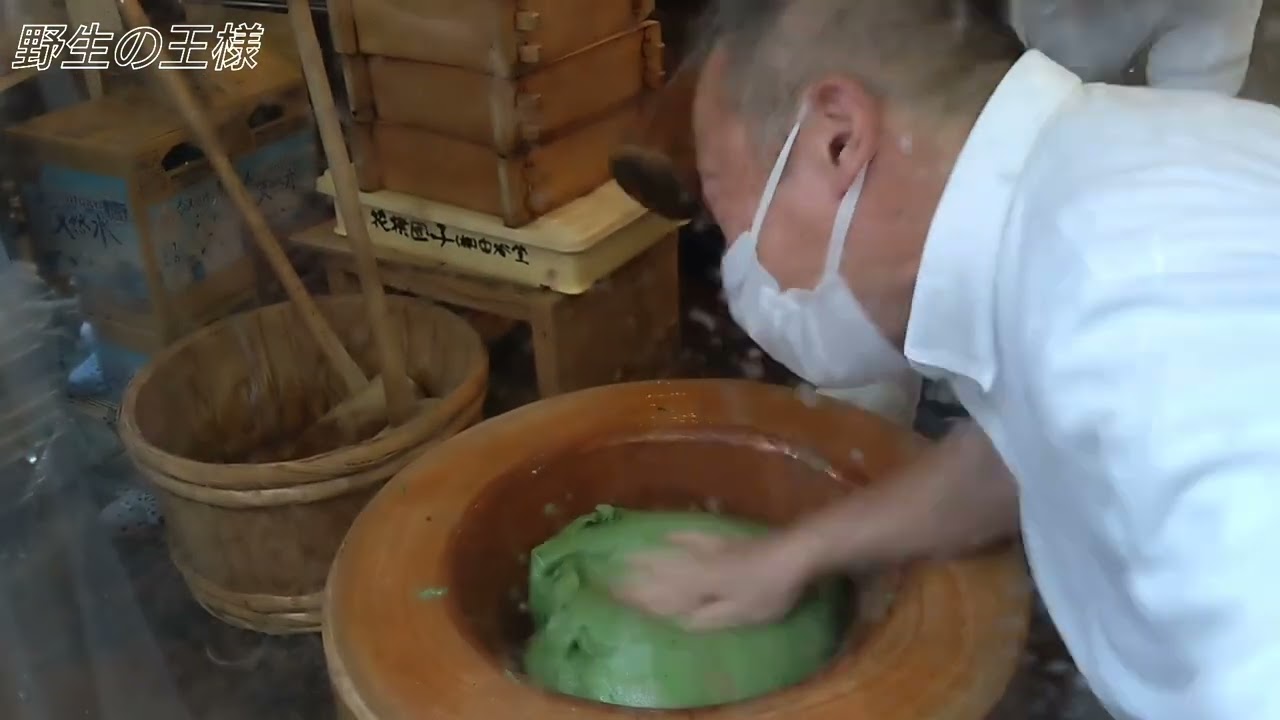 【職人技】日本一の超高速餅つき！奈良の超有名店【中谷堂】