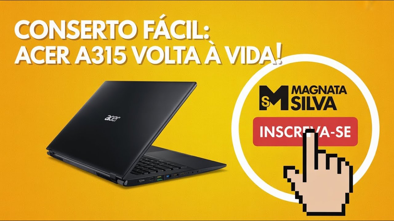 Passo a Passo: Conserto da Placa Mãe do Notebook Acer A315 que Não Liga